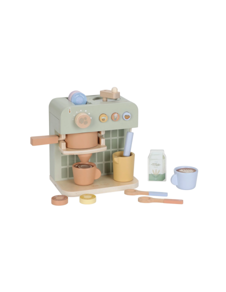 Cafetera de madera - Verde - Little Ducth