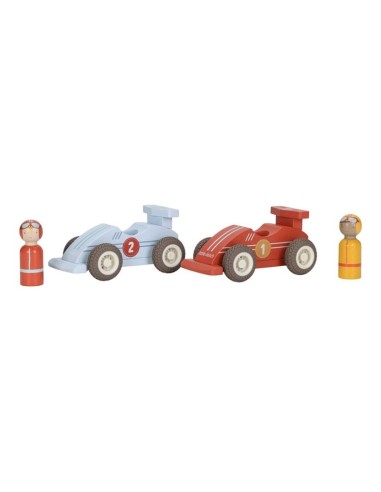 Set Coches de Carrera Little Dutch