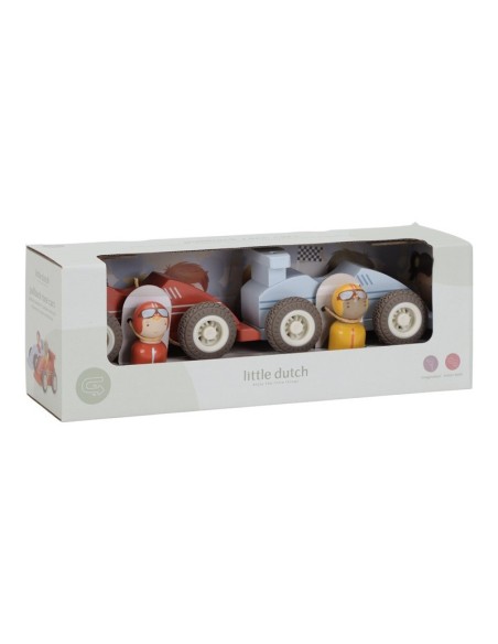 Set Coches de Carrera Little Dutch