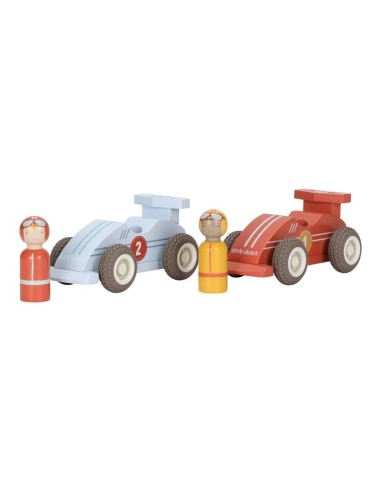 Set Coches de Carrera Little Dutch
