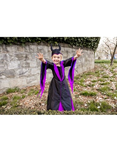 Vestido de princesa villana con diadema