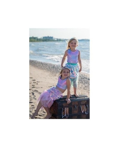 Disfraz falda Sirena Rosa T. 4-6 años