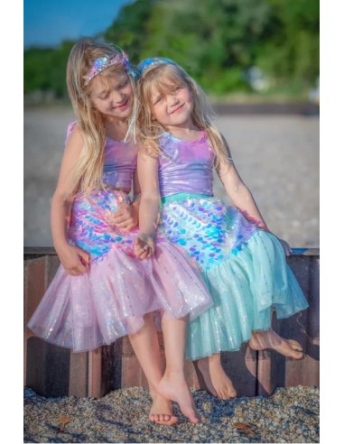 Disfraz falda Sirena Rosa T. 4-6 años