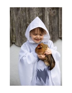 Poncho Fantasma Terrorífico 12/24 meses 2