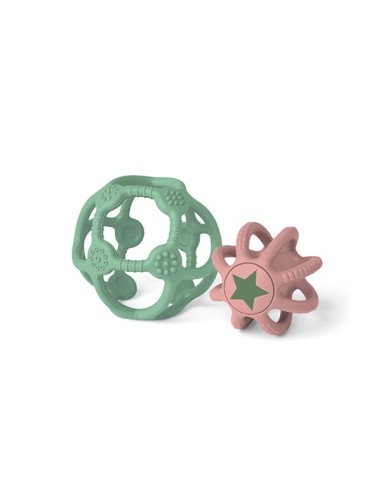 Pelota Sensorial Lila Little L Rosa y Verde