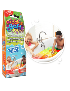 Zimpli Crackle Baff Colors - Paquete de 3