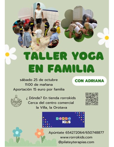 Taller de Yoga en Familia con Adriana