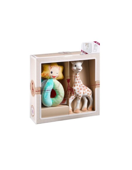 Mi primer set regalo Sophie la girafe + Sonajero Sense & Soft