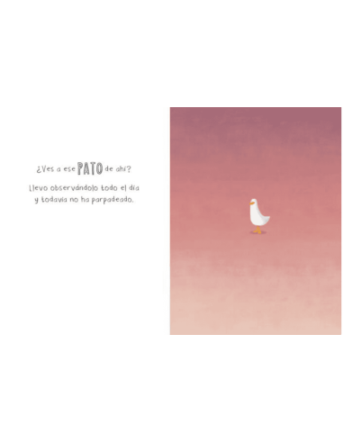 El pato que nunca parpadea