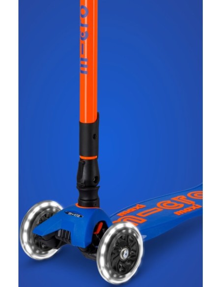 Maxi Deluxe Plegable Neon LED Azul/Naranja