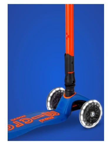 Maxi Deluxe Plegable Neon LED Azul/Naranja