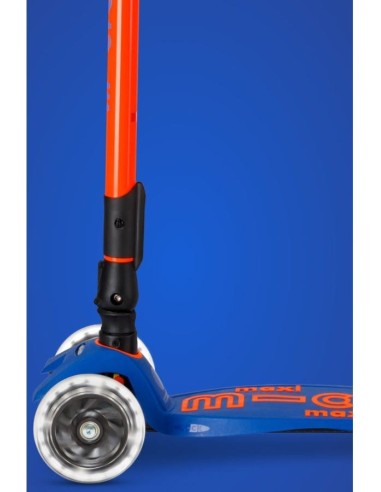 Maxi Deluxe Plegable Neon LED Azul/Naranja