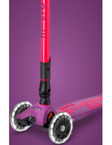 Maxi Deluxe Plegable Neon LED Ultra Rosa