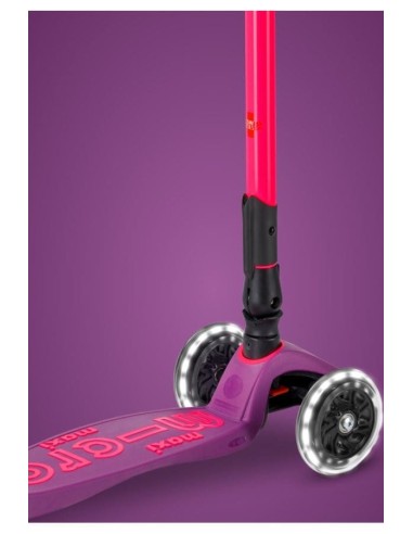 Maxi Deluxe Plegable Neon LED Ultra Rosa