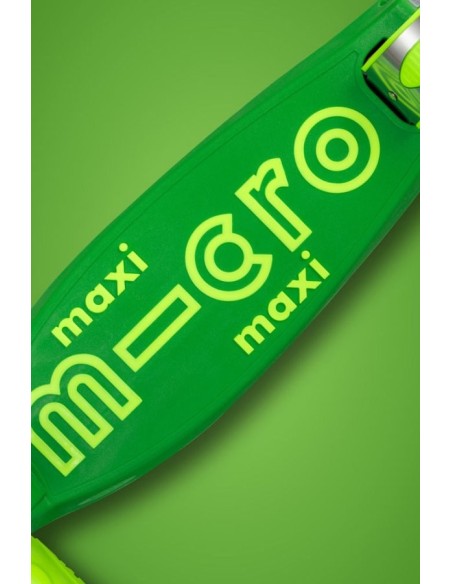 Maxi Deluxe Plegable Neon LED Verde