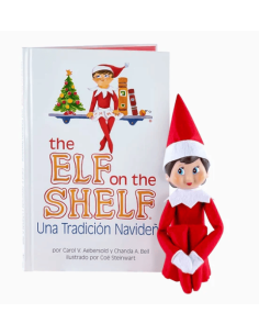 Cuento y Muñeco Elfo Explorador Niña The Elf On The Shelf