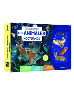 Descubriendo animales nocturnos. Tablero magnético
