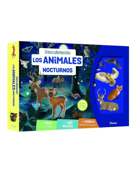 Descubriendo animales nocturnos. Tablero magnético
