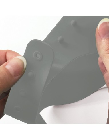 Visera de silicona Gris