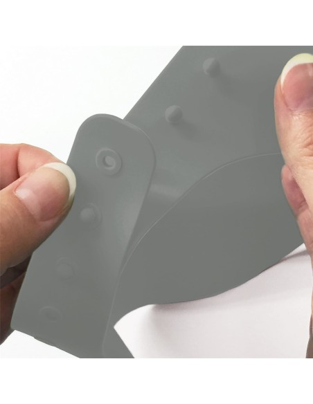 Visera de silicona Gris