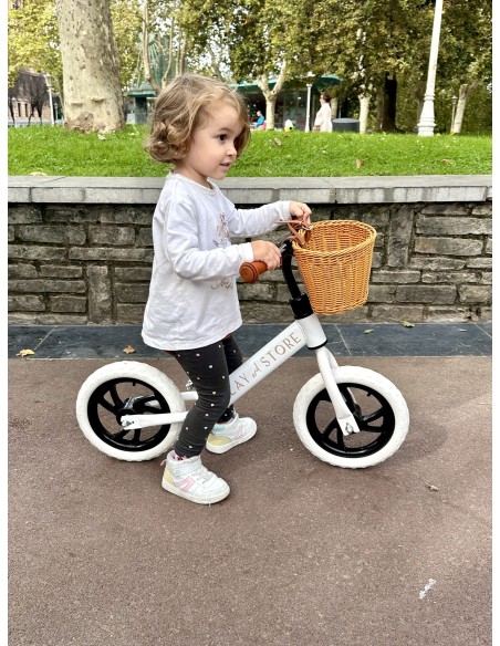 Bicicleta de Equilibrio Premium White