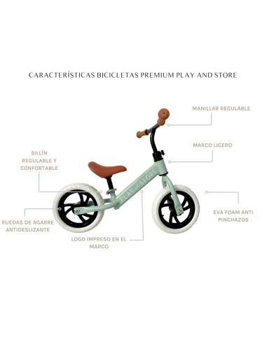 Bicicleta de Equilibrio Premium Taupe