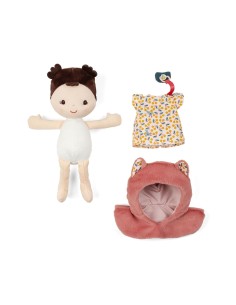 Muñeca de Tela Jeanne y Portabebé 2