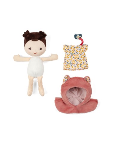 Muñeca de Tela Jeanne y Portabebé