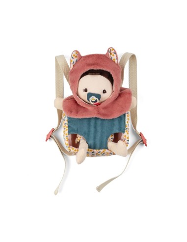 Muñeca de Tela Jeanne y Portabebé