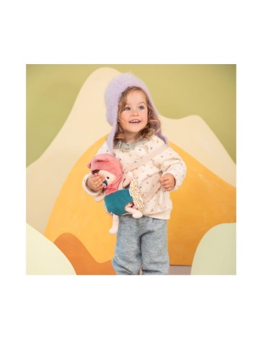 Muñeca de Tela Jeanne y Portabebé