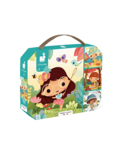 Puzzle evolutivos de las 4 estaciones - 4 rompecabezas Janod