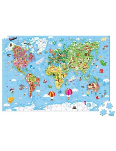 Puzzle Gigante Atlas Mundial