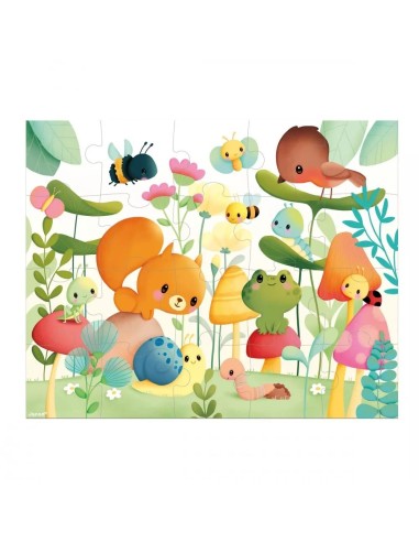 Puzzle De Los Compañeros Del Jardín Janod