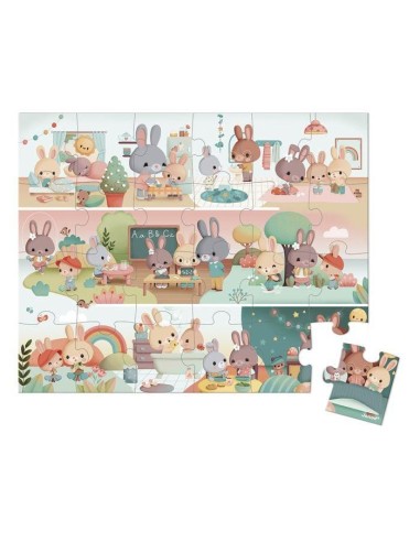 Puzzle un día 24 pzas Janod