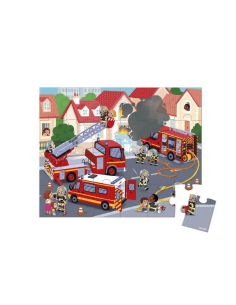 Puzle Bomberos - 24 piezas Janod 2