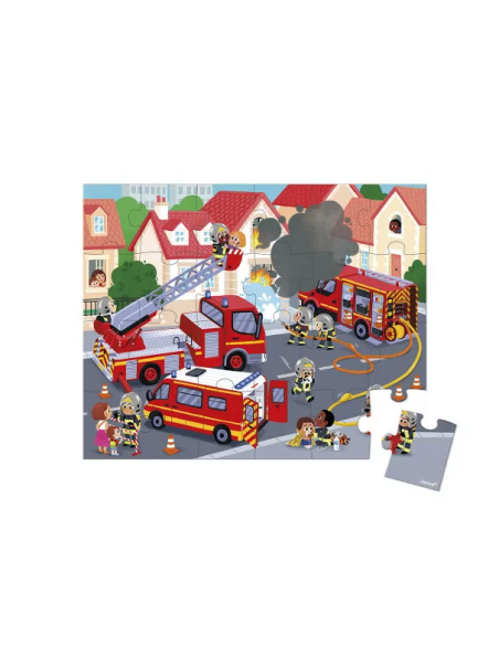 Puzle Bomberos - 24 piezas Janod