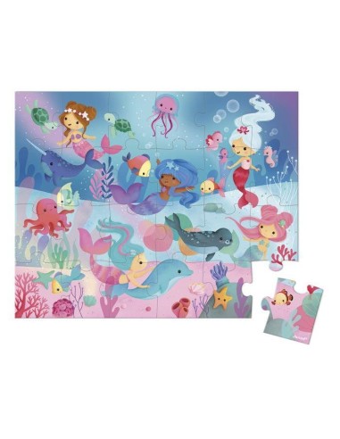 Puzzle Sirena 24pzas Janod