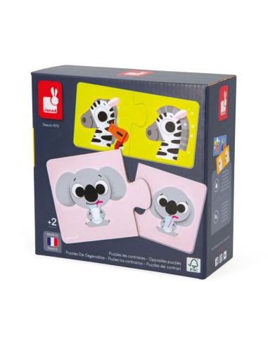Puzzle los contrarios Janod