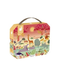 Puzzle La reserva de los Animales 54 Piezas