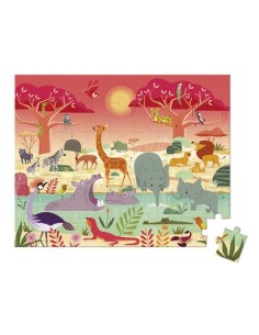 Puzzle La reserva de los Animales 54 Piezas 2