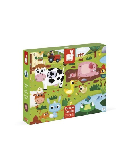 Puzzle Tactil Amigos de la Granja