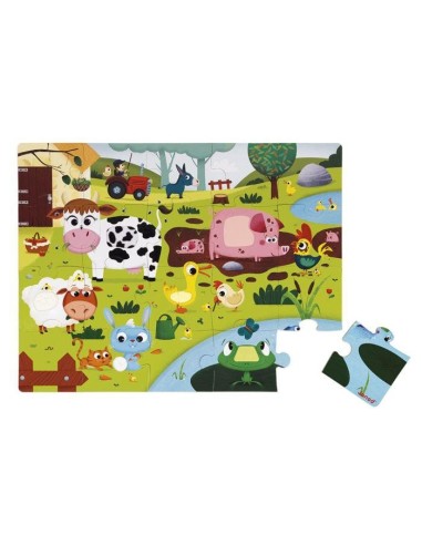 Puzzle Tactil Amigos de la Granja