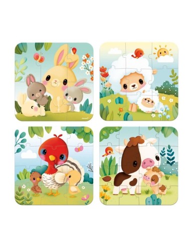 Rompecabezas en evolución de animales de granja Janod