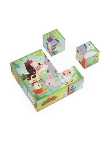 Cubos de Animales Puzzle