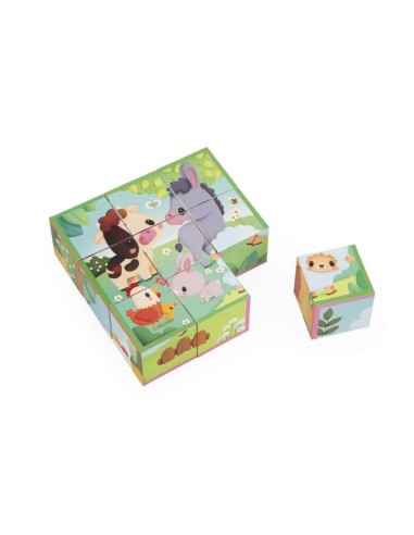 Cubos de Animales Puzzle