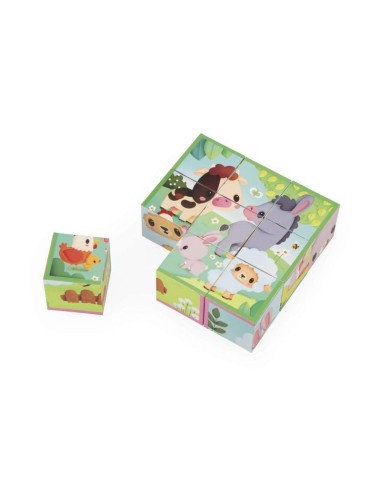 Cubos de Animales Puzzle