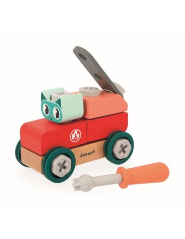 Coche Gato Brico'Kids Janod