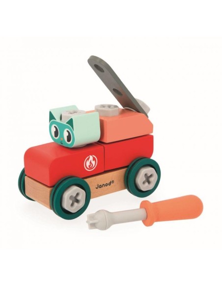 Coche Gato Brico'Kids Janod