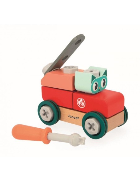 Coche Gato Brico'Kids Janod