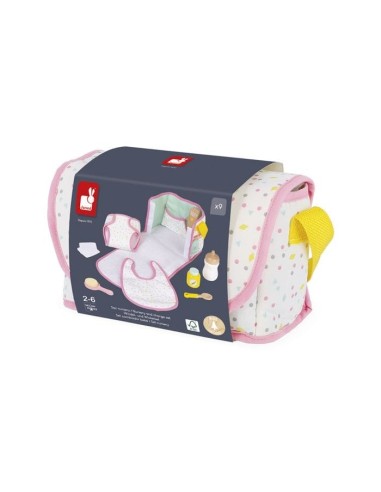 Set cambiador Bebé para muñecos Janod